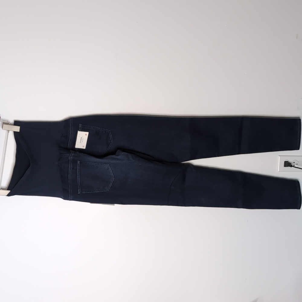 Adriano Goldschmied "The Legging" Super Skinny Dark Wash Maternity Jeans Sz 29 - Picture 7 of 15
